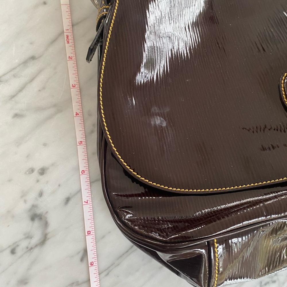 Prada Hobo Bag - Brown Patent Leather - Picture 11 of 14